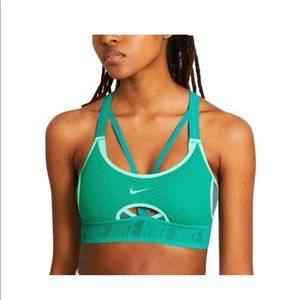 Nike Bright Green Indy Ultrabreathe Bra Size M NWT